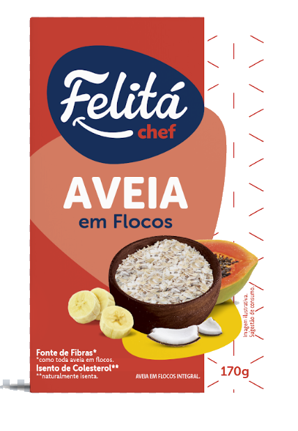 Aveia em Flocos Felitá Chef