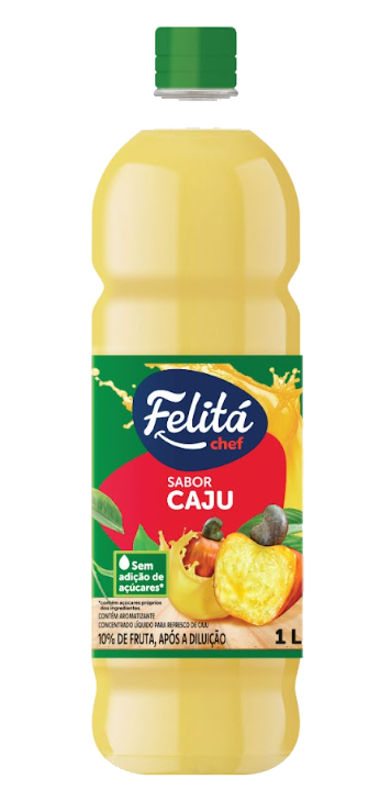Refresco Sabor Caju Felitá Chef